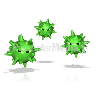 Virus Spores Presentation clipart