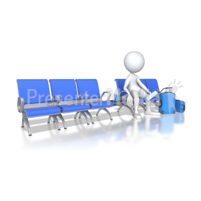 Waiting In Airport Presentation clipart