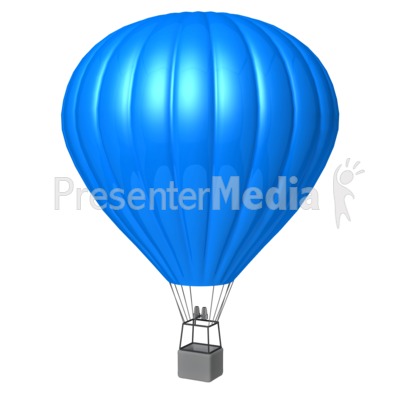 Hot Air Balloon Presentation clipart