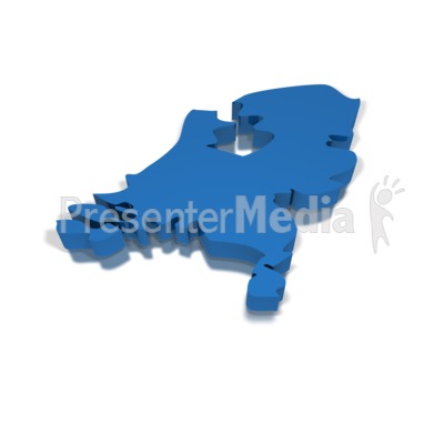 3-D Netherlands Presentation clipart