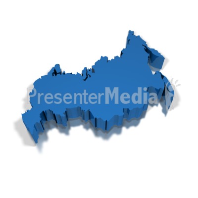 3-D Russia Presentation clipart