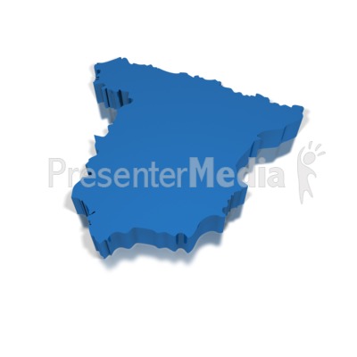 3-D Spain Presentation clipart