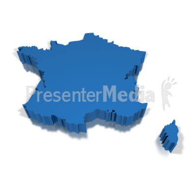 3-D France Presentation clipart
