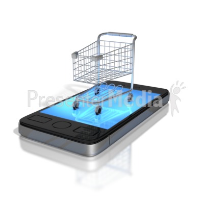 Mobile Shopping Presentation clipart