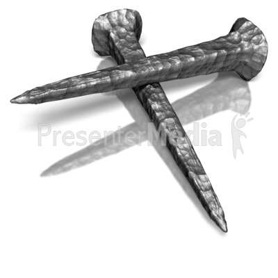Crossed Nails Presentation clipart