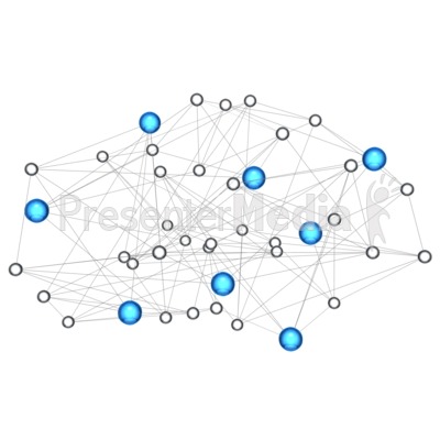 Tech Nodes Presentation clipart