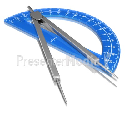 Compass and Protractor Presentation clipart