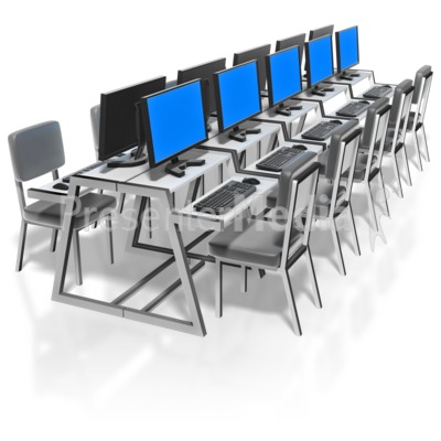 Computer Lab Presentation clipart
