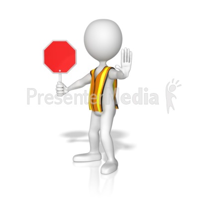 Crosswalk Officer Presentation clipart