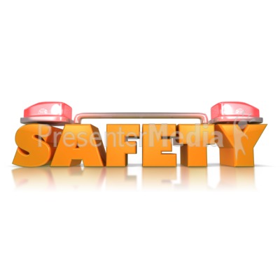 Safety Siren Alert Presentation clipart