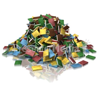 Book Pile Presentation clipart