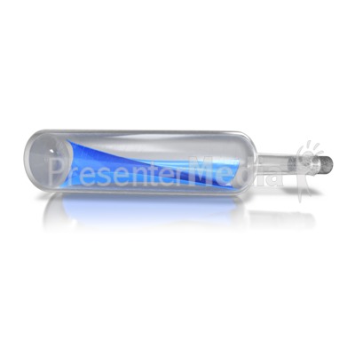 Blue Note Message In A Bottle Presentation clipart