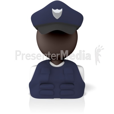 Police Officer Icon Presentation clipart