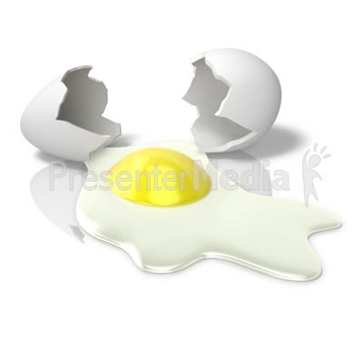 Broken Egg Presentation clipart
