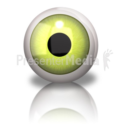 Single Eyeball Presentation clipart