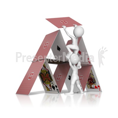 Building House Of Cards Presentation clipart