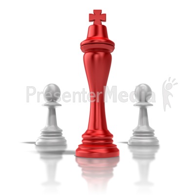Chess King Presentation clipart