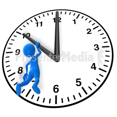Hanging On To Time Presentation clipart