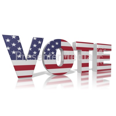 Vote America Presentation clipart