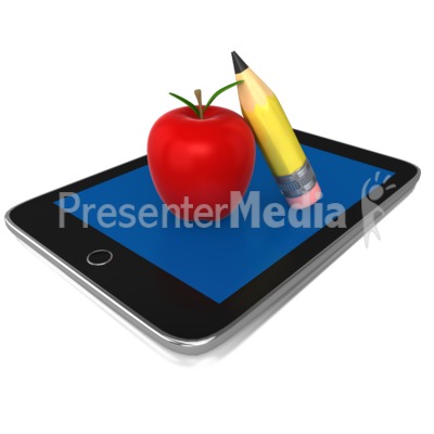 Education Tablet Presentation clipart