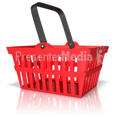 Shopping Basket Presentation clipart