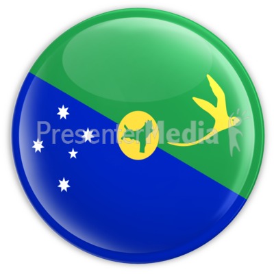 Christmas Island Badge Presentation clipart
