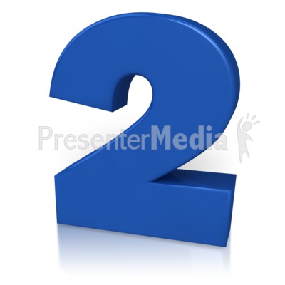 Number Two Presentation clipart