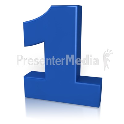 Number One Presentation clipart