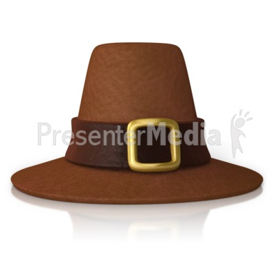 Pilgrim Hat Presentation clipart