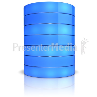 Database Alone Front Presentation clipart