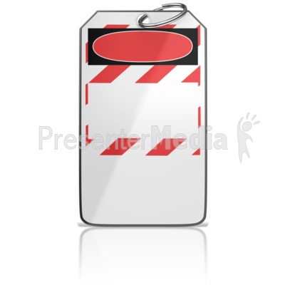 Danger Tag Presentation clipart