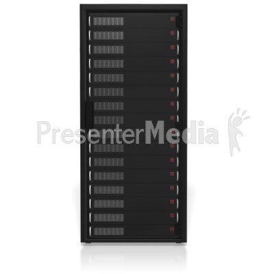 Single Server Presentation clipart