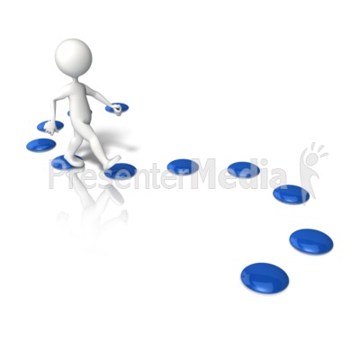 Walking The Path Presentation clipart