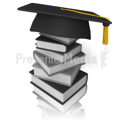 Graduation Books Presentation clipart