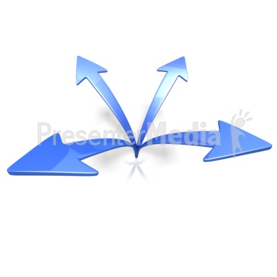 Emerging Arrows Presentation clipart