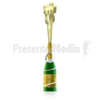 Champagne Celebration Presentation clipart