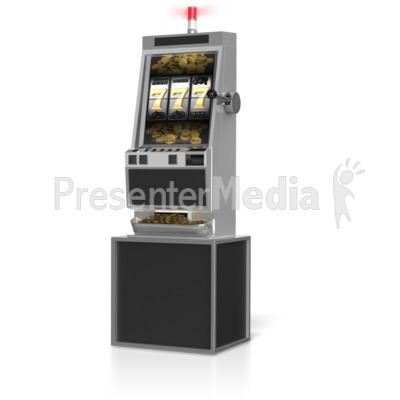 Slot Machine Winner Presentation clipart