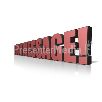 3d Text Perspective Presentation clipart