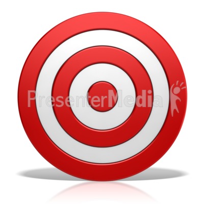 Single Target Presentation clipart