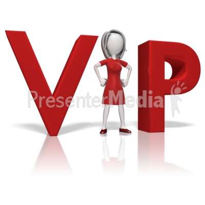 Businesswoman Vip Presentation clipart