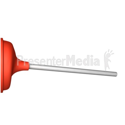 Stuck Plunger Presentation clipart