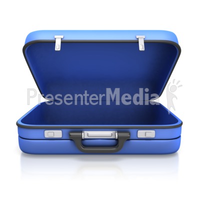 Empty Suitcase Presentation clipart