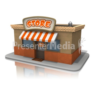Open Store Front Presentation clipart