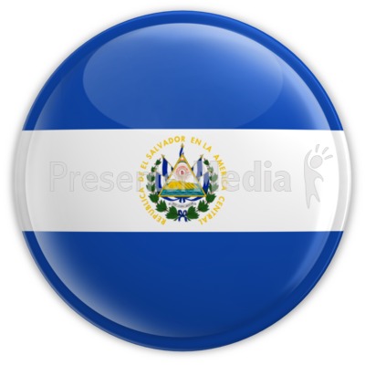 El Salvador Button Presentation clipart