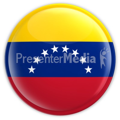 Venezuela Button Presentation clipart