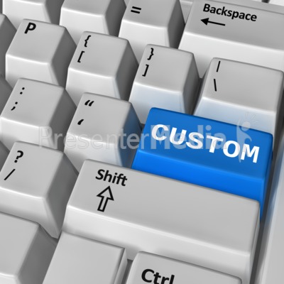 Keyboard Custom Enter Presentation clipart