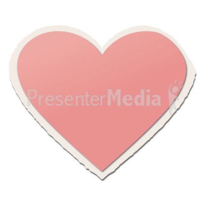 Paper Heart Presentation clipart