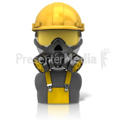Construction Safety Figure Icon Presentation clipart