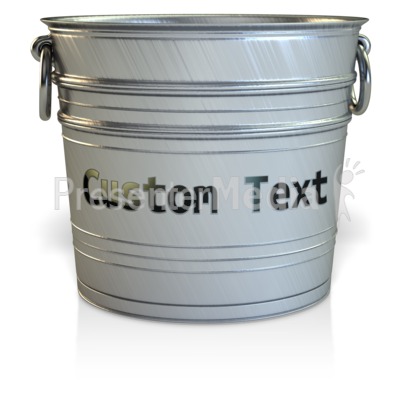 Empty Bucket Custom  Signs and Symbols  Great Clipart for 