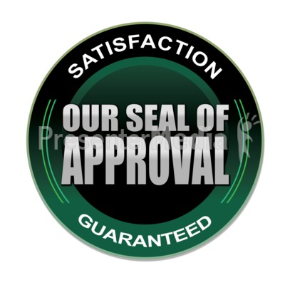 Round Certificate Seal Presentation clipart